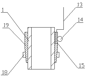 Auxiliary detection device for drilling water injection testing and utilization method thereof