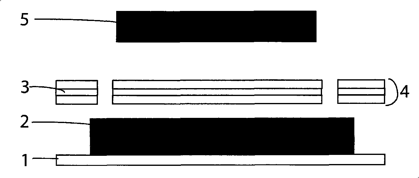 Gas sensor based on gas discharge spectral analysis and method for testing gas thereof