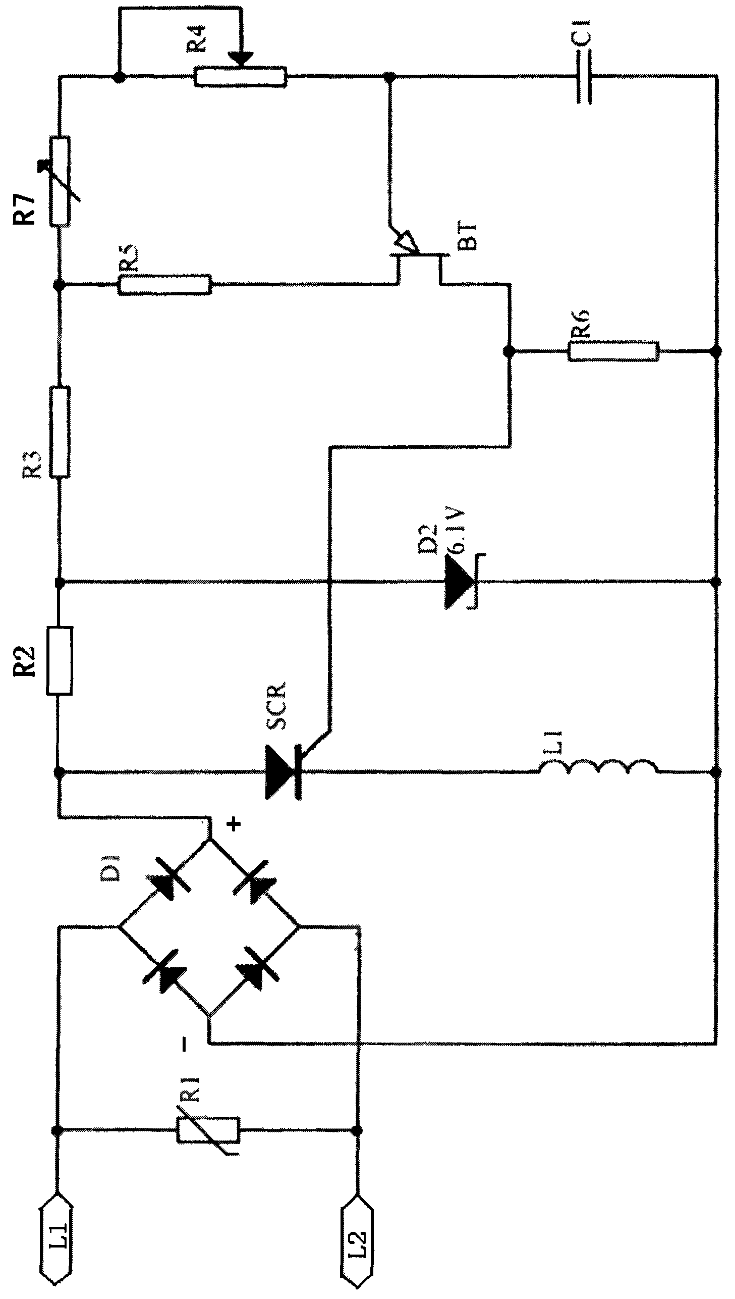 Silent electricity-saving type alternating current contactor