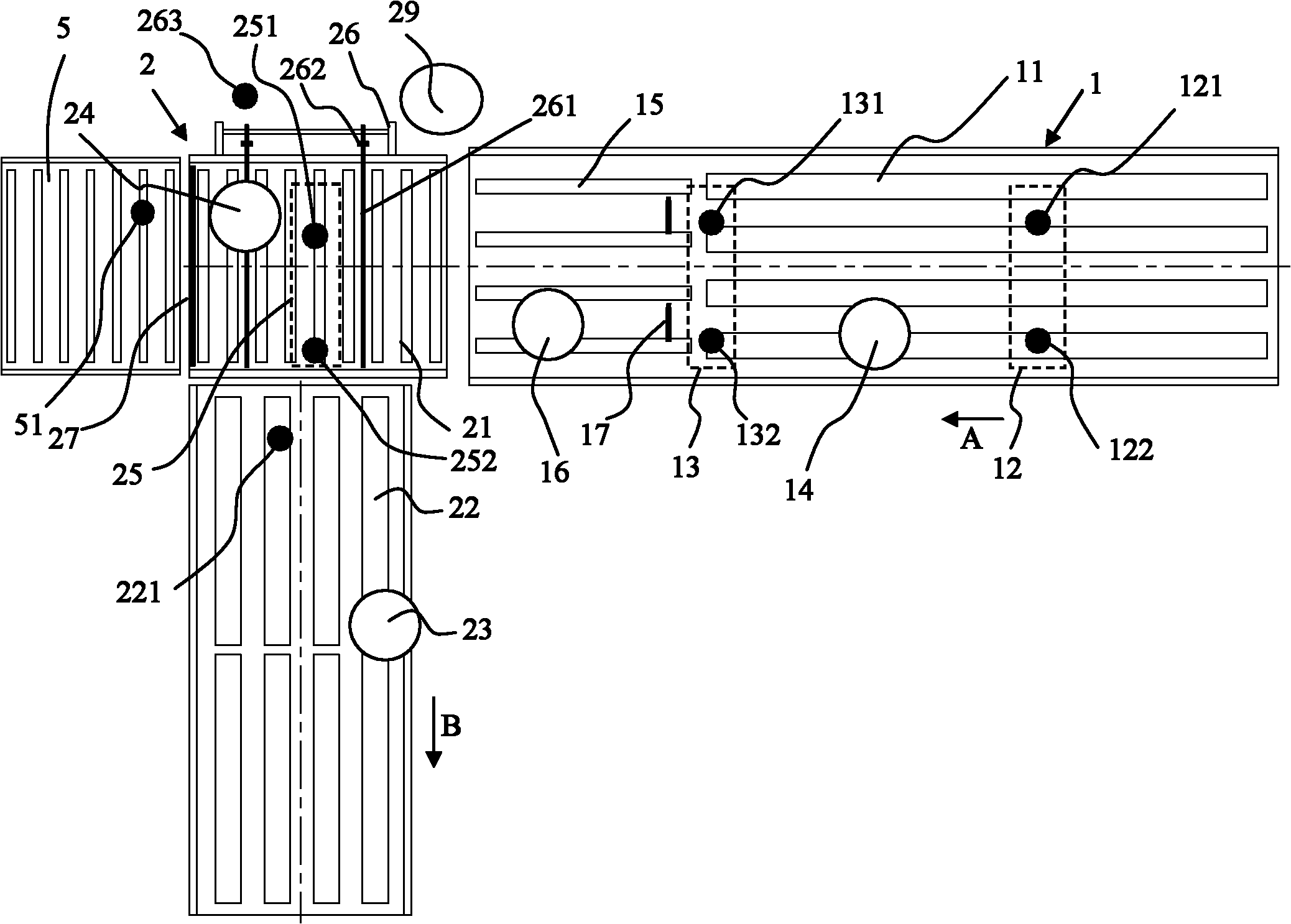 Automatic control method for emergency outlet for light mineral wool boards