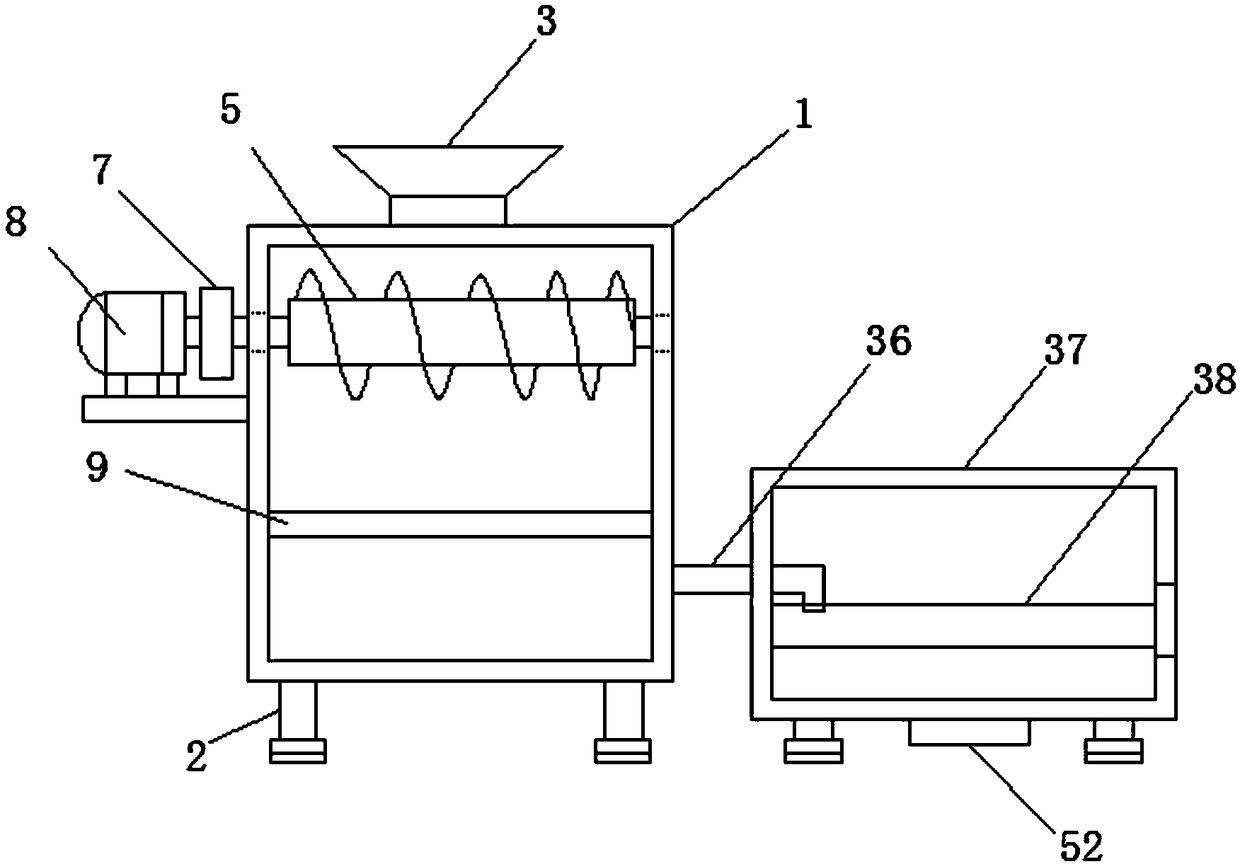 Grinding device for rare earth materials