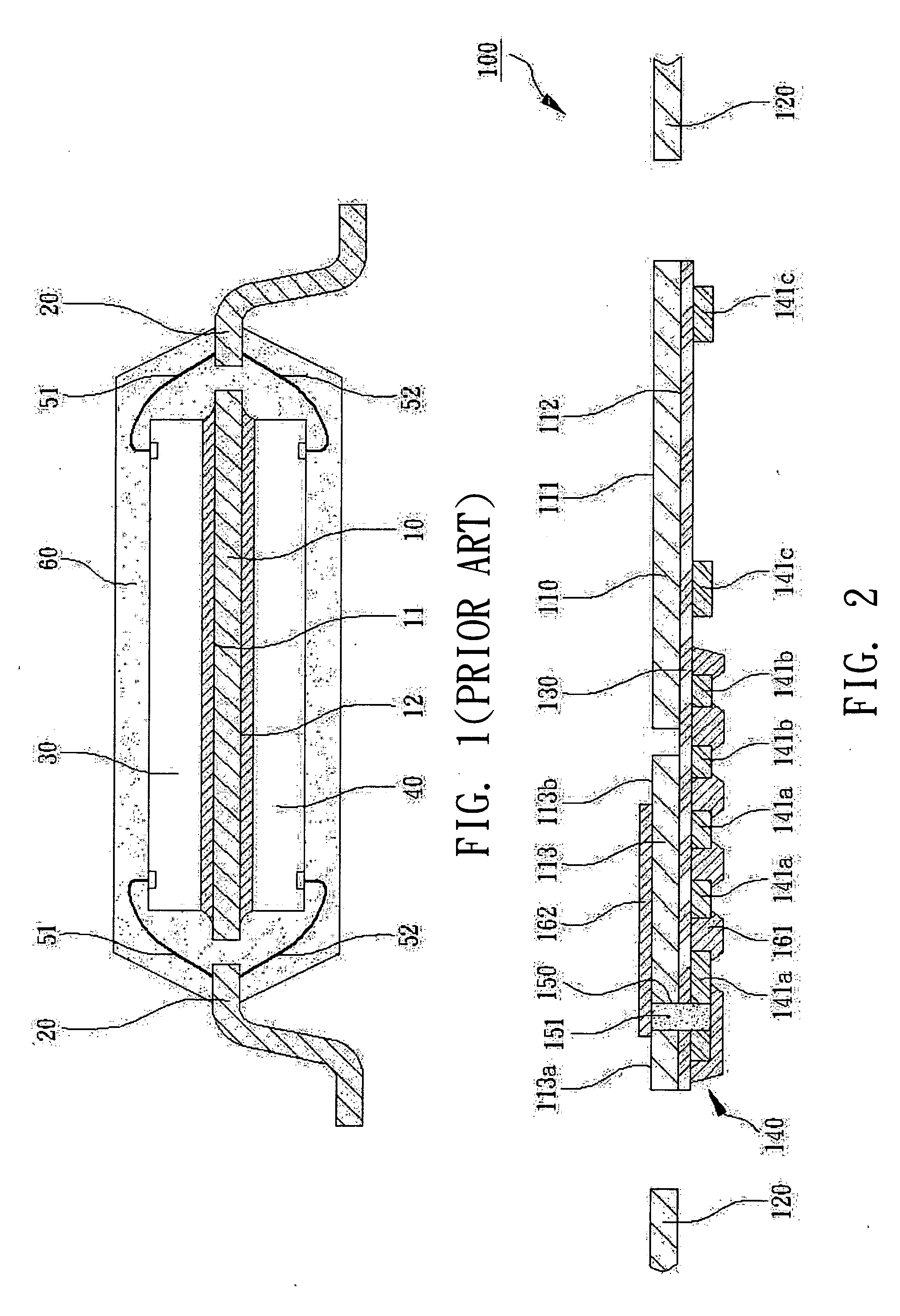 Leadframe with a chip pad for two-sided stacking and method for manufacturing the same