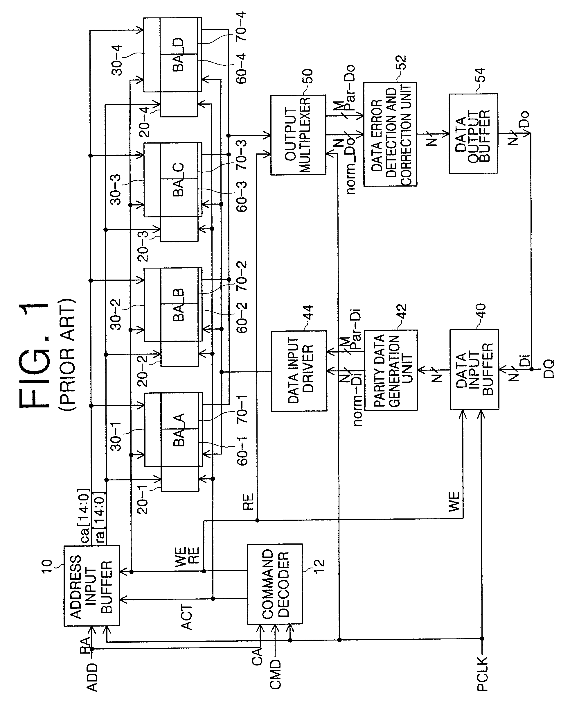 Semiconductor memory device and data error detection and correction method of the same