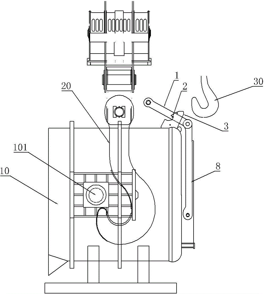 Vertical and horizontal dual-purpose steel ladle tilting mechanism