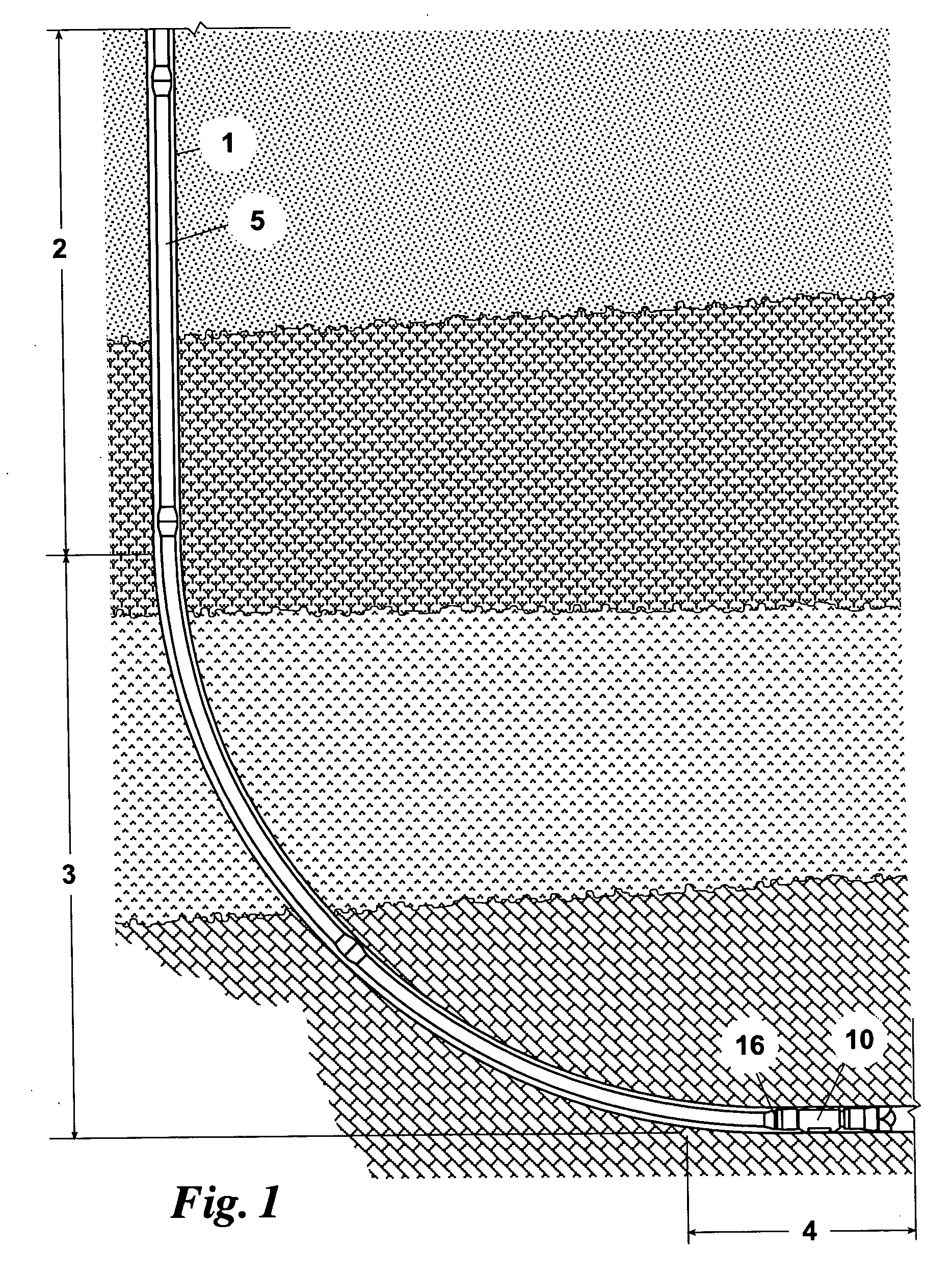 Method and apparatus for drilling curved boreholes