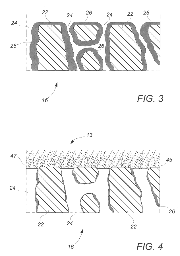Flat, bonded-electrode rechargeable electrochemical cell and method of making same