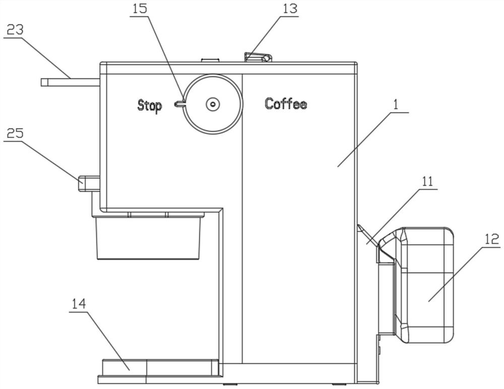 A multifunctional coffee machine