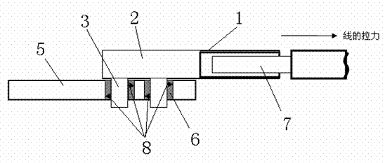 Connection method for crimping-to-welding circuit board, and connecting terminal