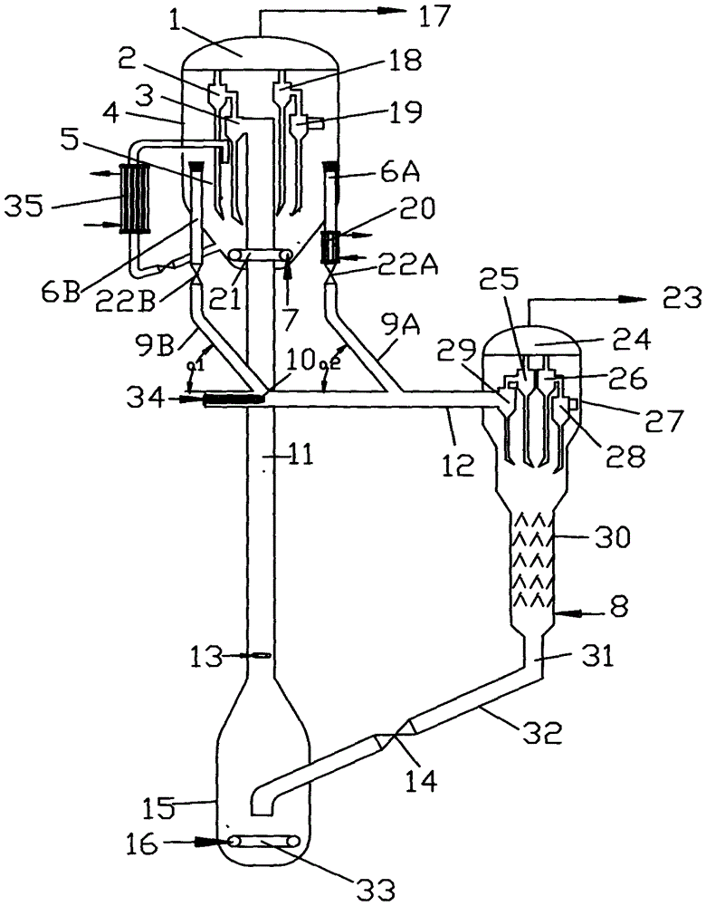 Catalytic cracking device