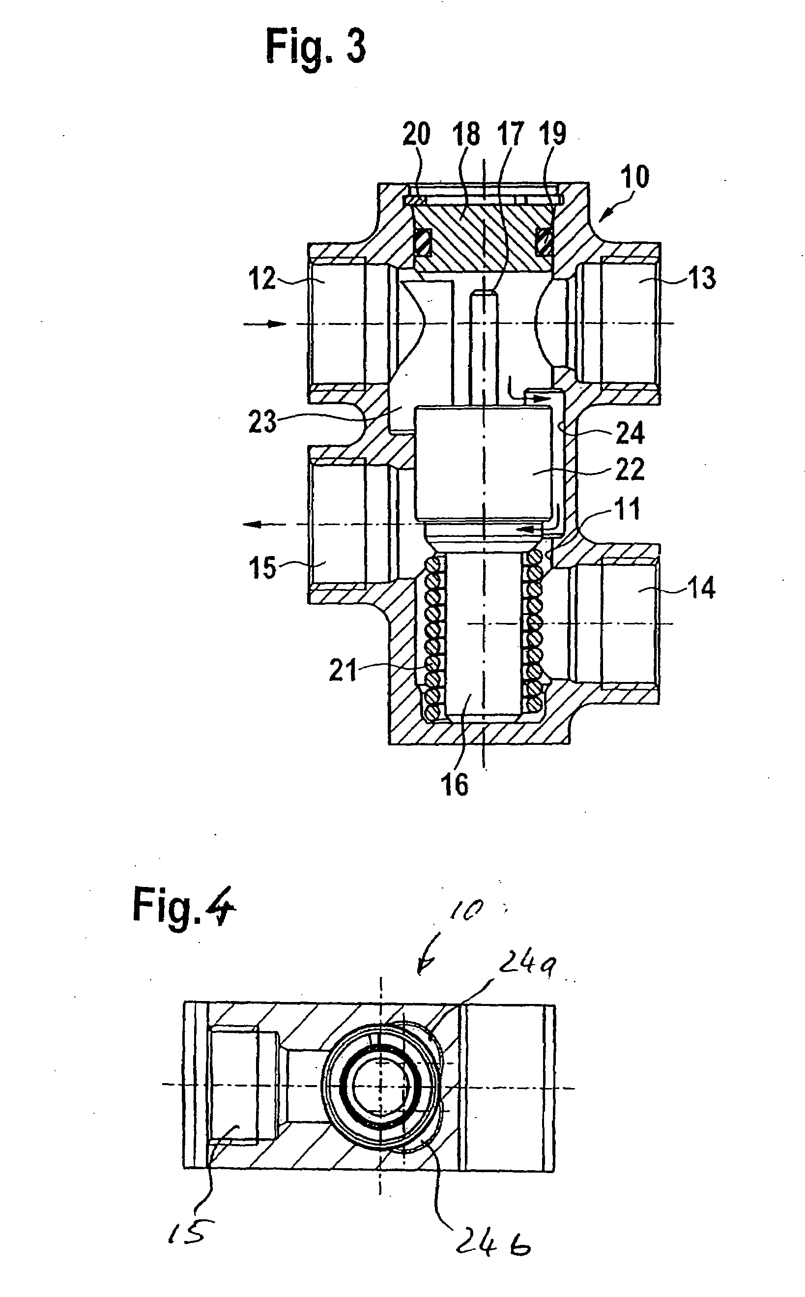 Thermostatic valve for connecting an automatic transmission with an oil cooler