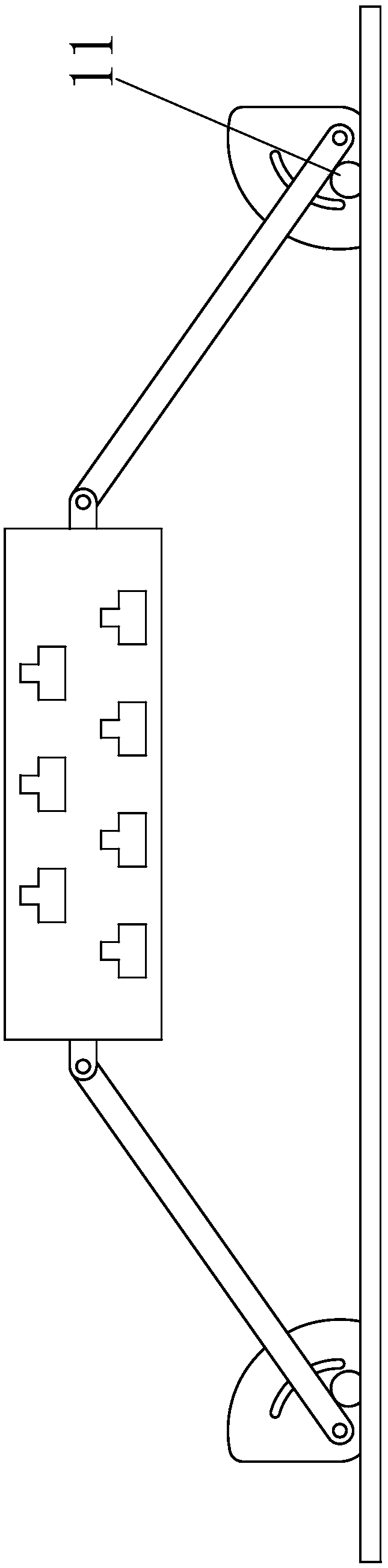 A movable splitter frame for tooth-shaped paper feeding