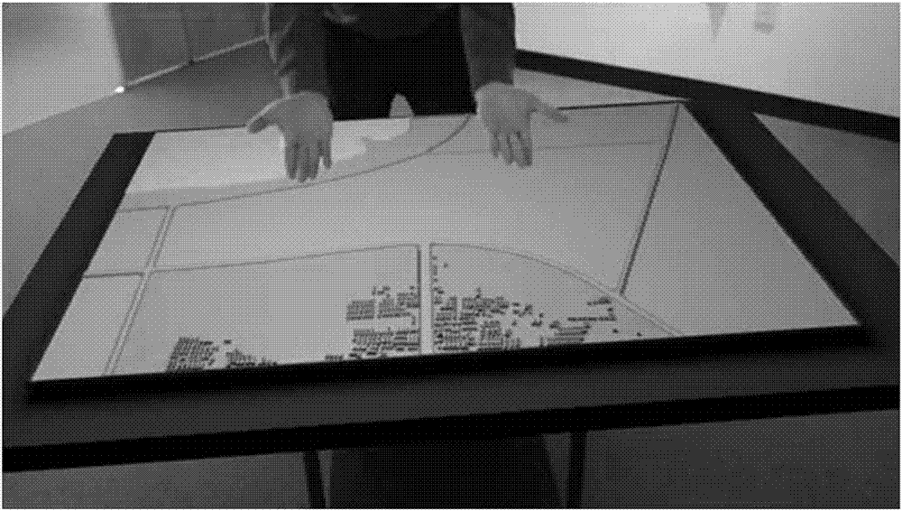 Interactive demonstration method and system for BIM augmented reality in building sand table