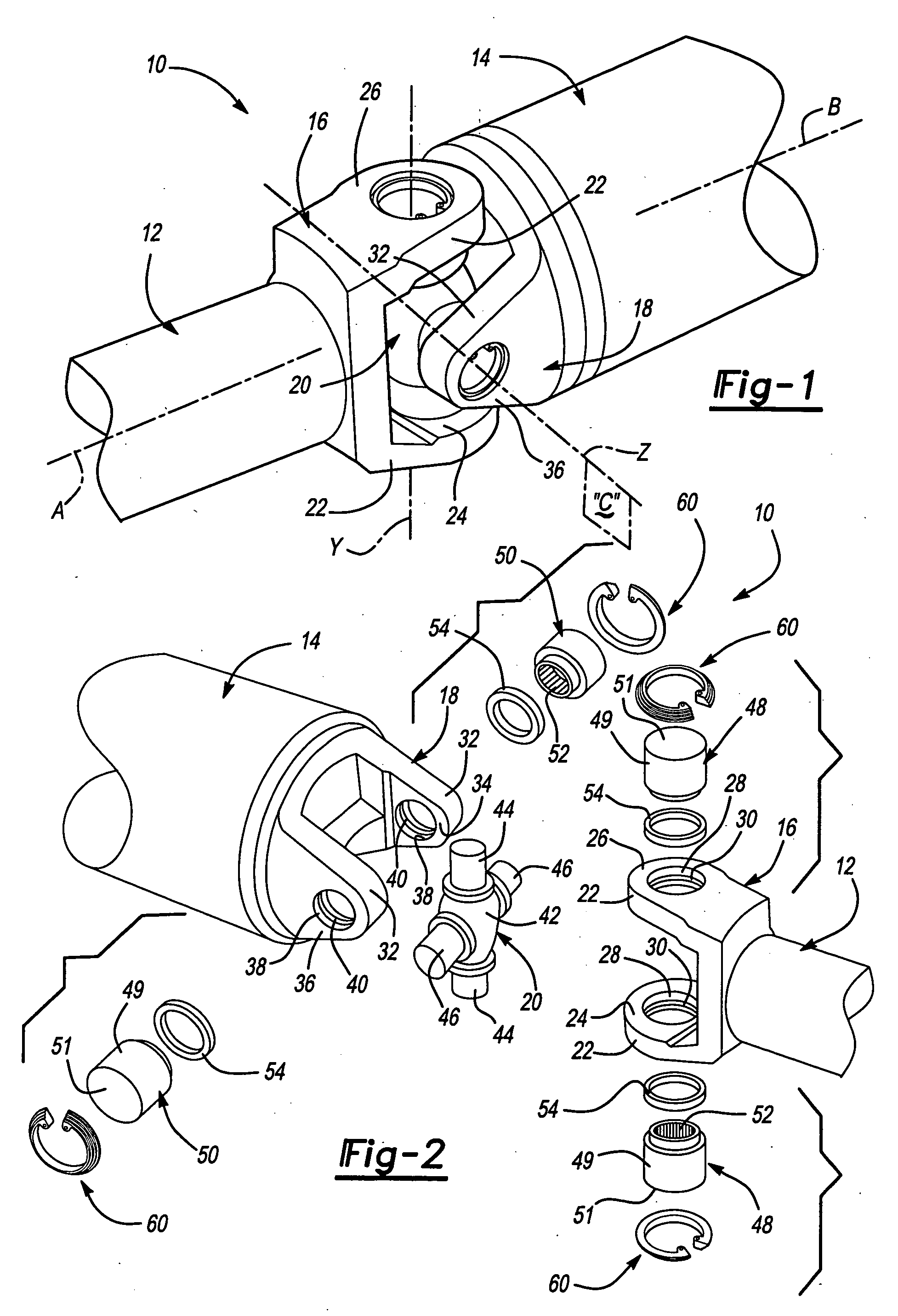 Driveshaft assembly with retention mechanism