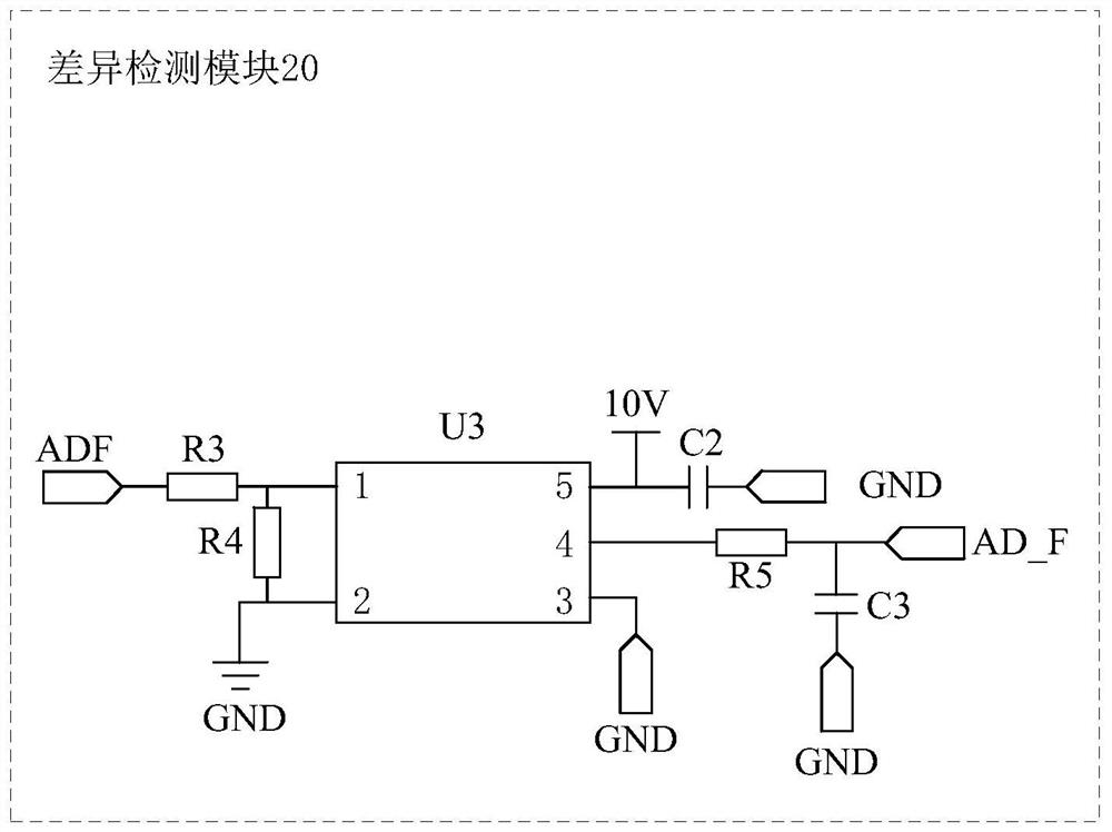 Electric equipment power supply frequency abnormity detection circuit and method