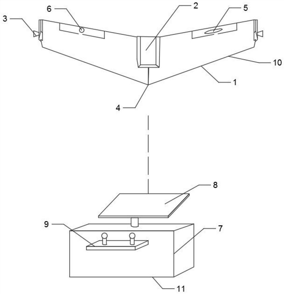 Recyclable sounding turbulence measurement device and measurement method thereof