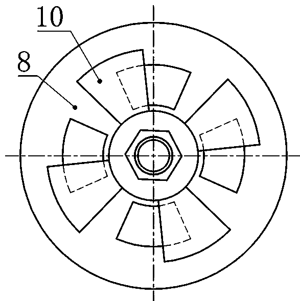 An in-pipe energy supply device with a turbine