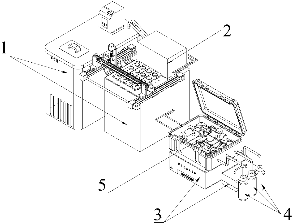 Soil microbial respiration δ13c continuous measurement device