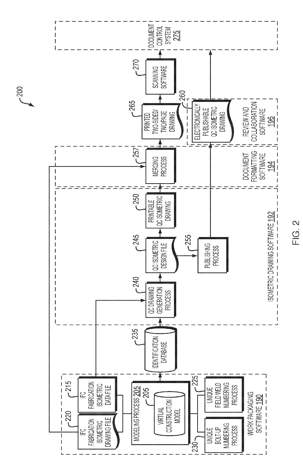 Quality control isometric for inspection of field welds and flange bolt-up connections