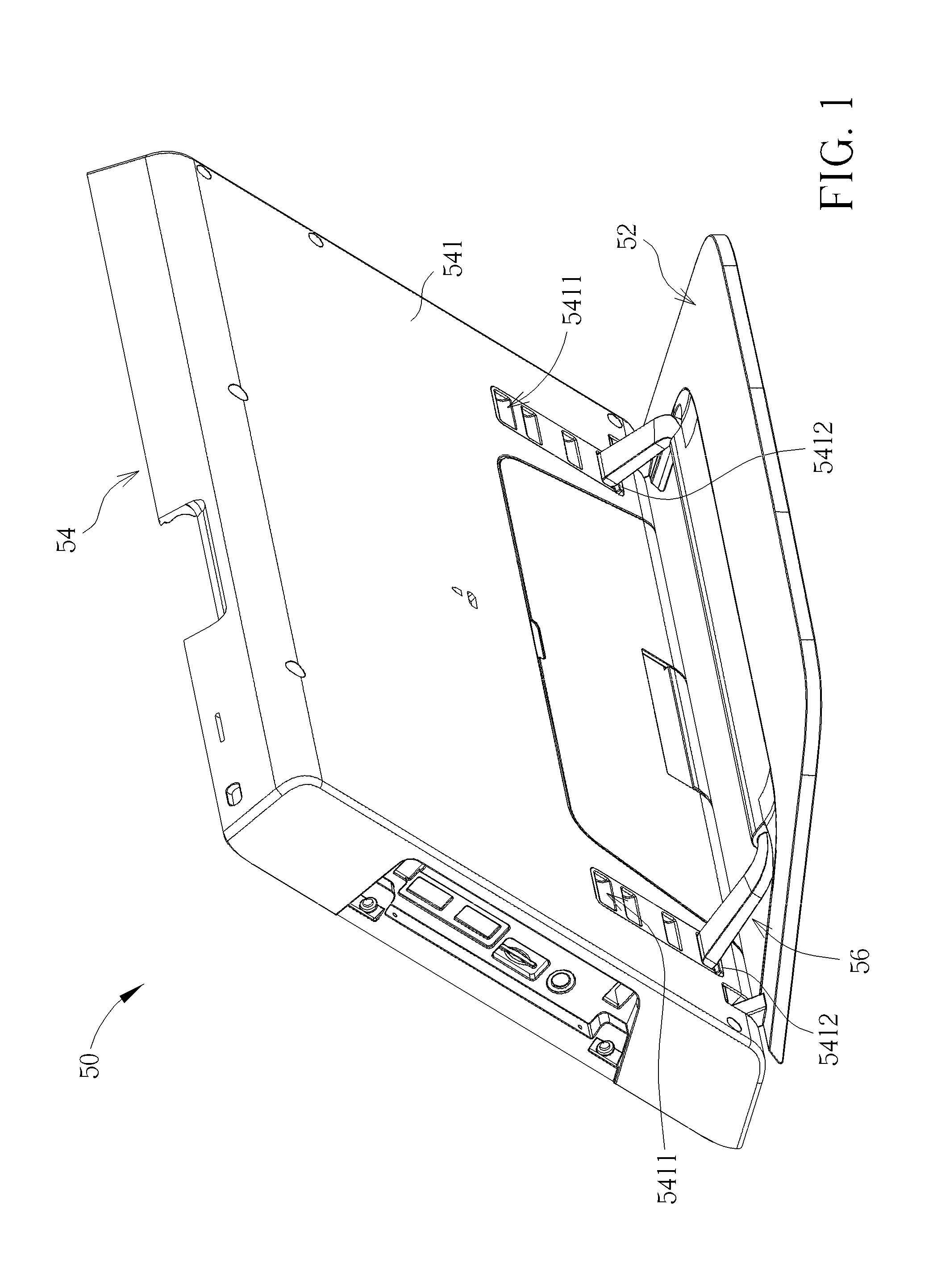 Display device capable of fixing a screen at different view angles