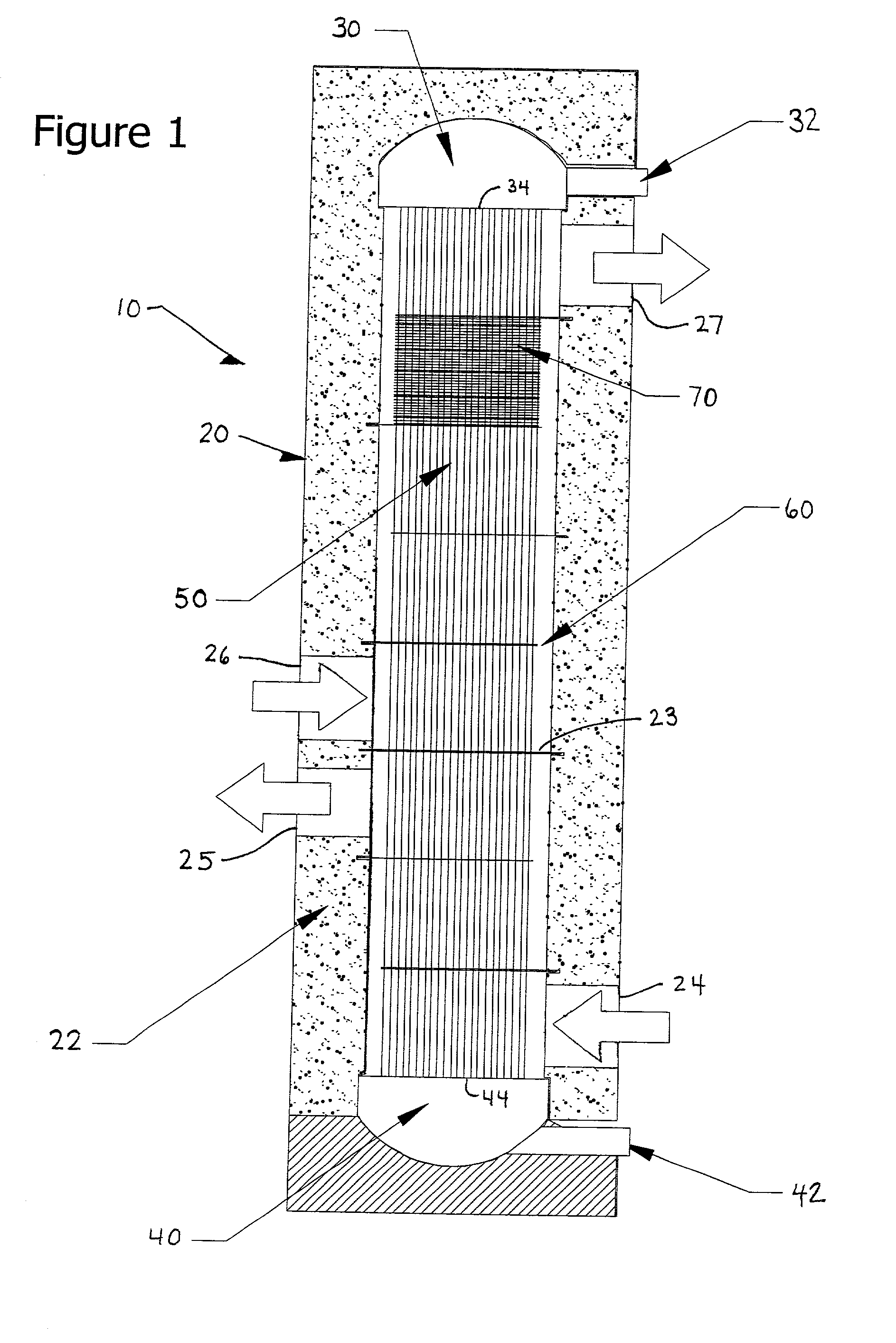 Method and apparatus for minimizing adverse effects of thermal expansion in a heat exchange reactor