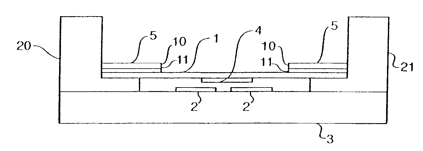 Piezoelectric actuator for tunable electronic components
