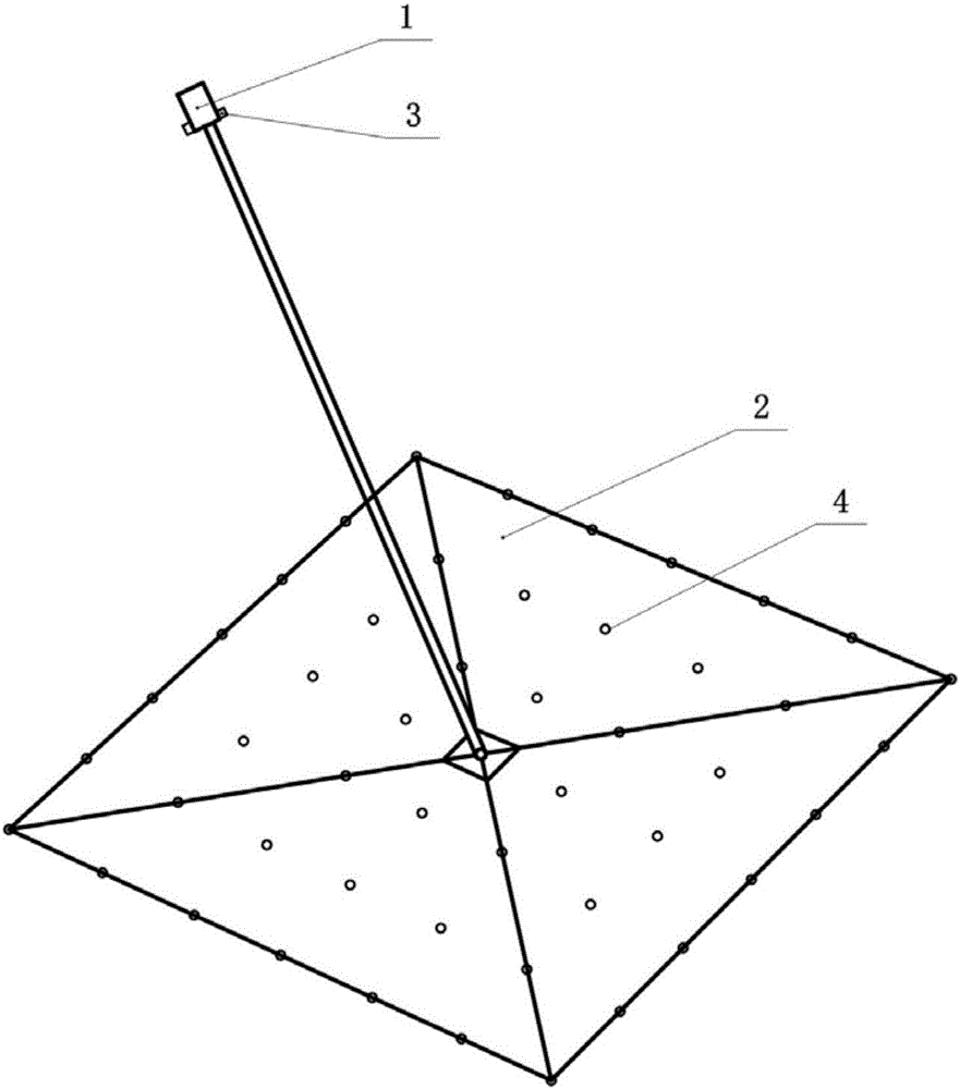 Solar sail spread structure dynamic characteristic in-orbit identification method based on binocular vision measurement