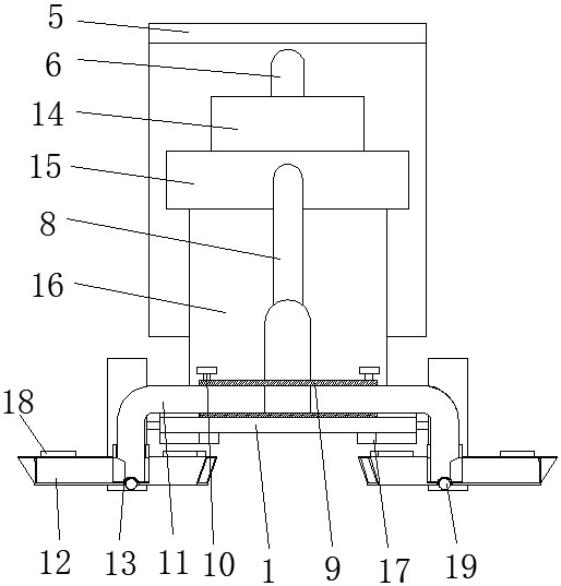 Thread residue collecting device for textile production