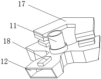 Thread residue collecting device for textile production