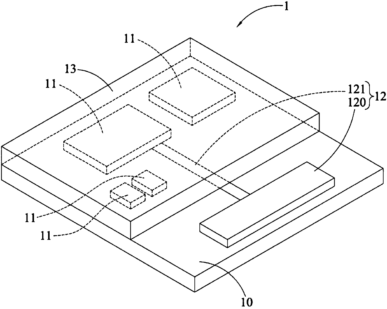 An electronic package and method of fabricating thereof