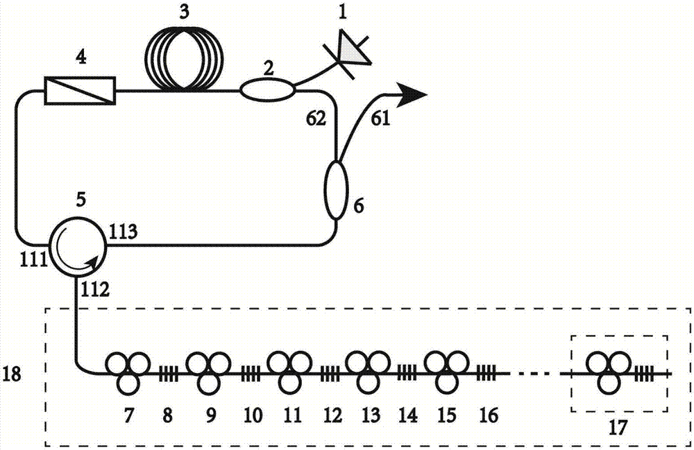 Tunable multi-wavelength optical fiber laser based on wavelength dependent polarization separation