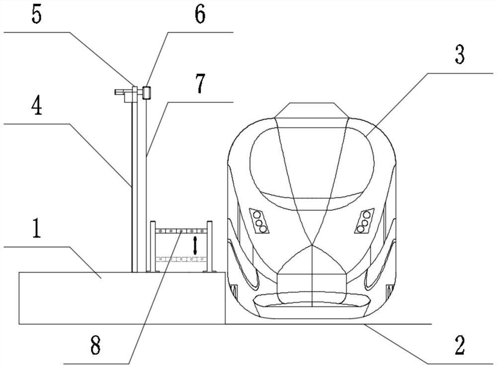 Railway platform light curtain protection device combined with laser detection and control method thereof