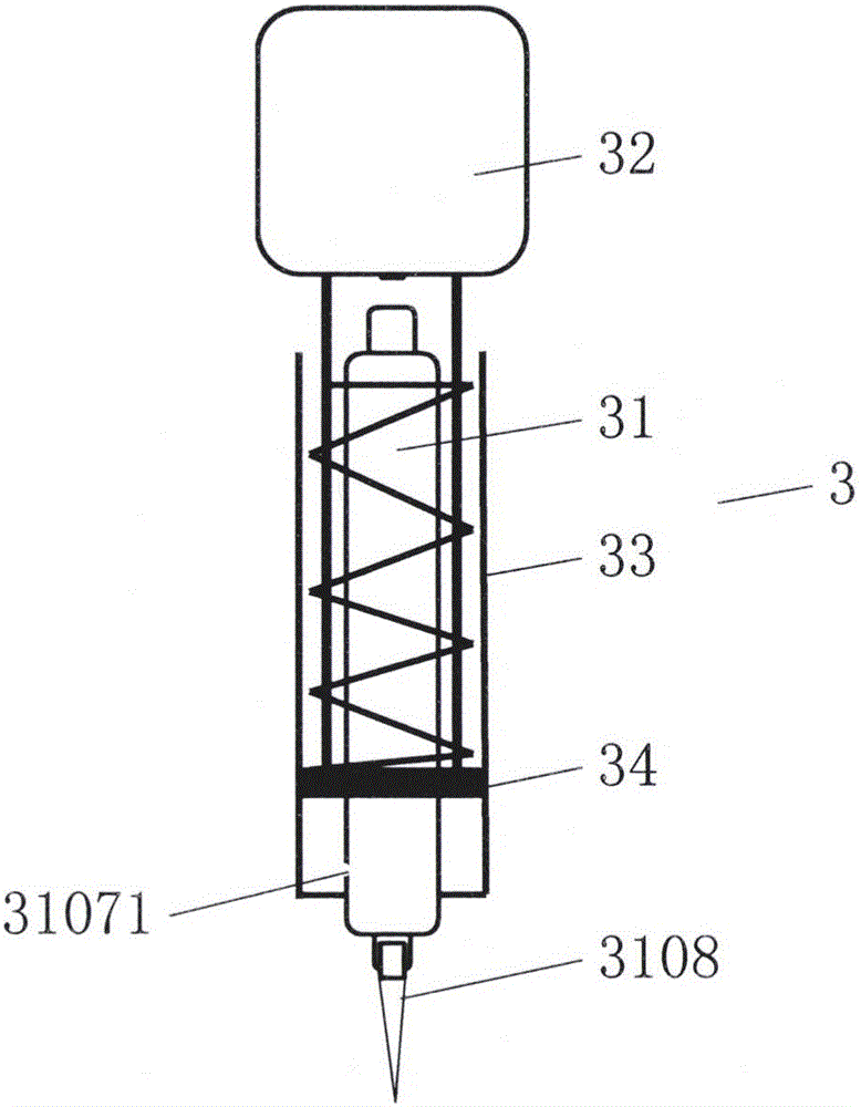 Plum-blossom needle cupping device with precise bloodletting function