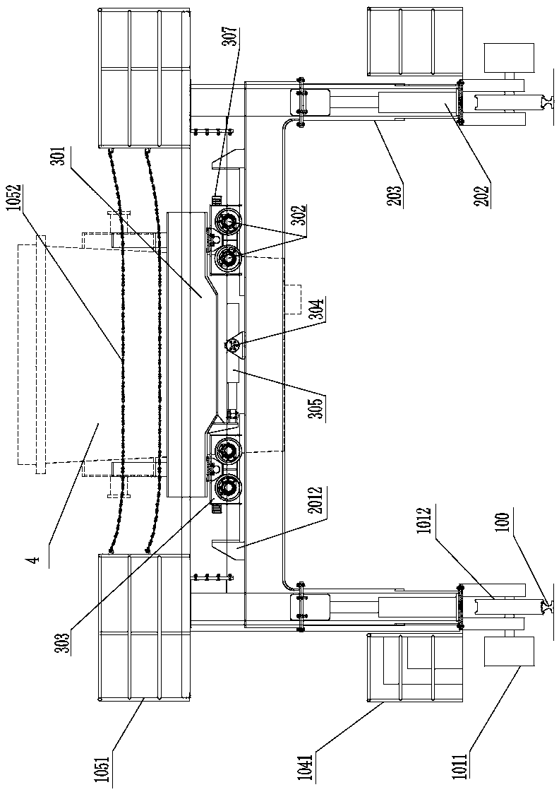 Special hydraulic hoisting casting device for steel mill metallurgy