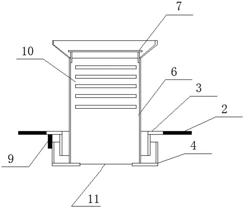 A three-dimensional film spray through-flow tray