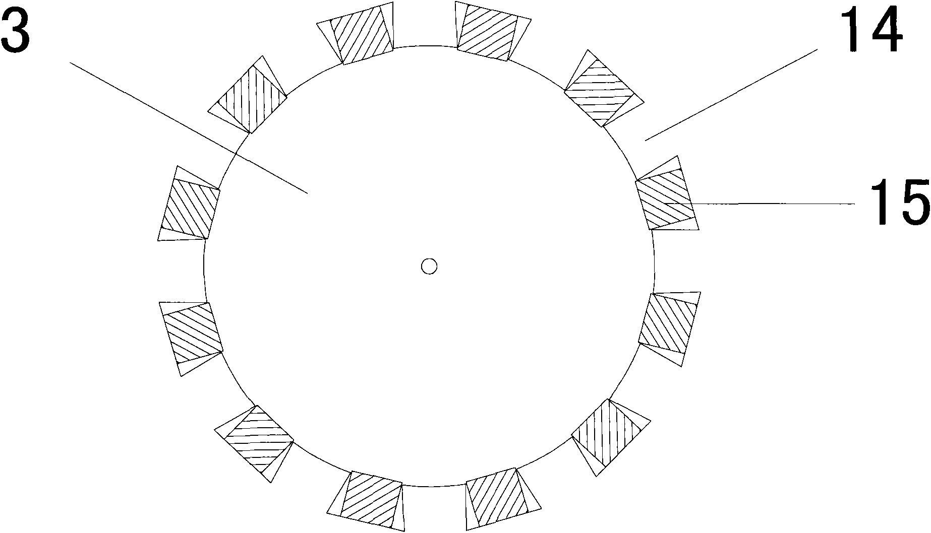 Thin material laser online perforating device