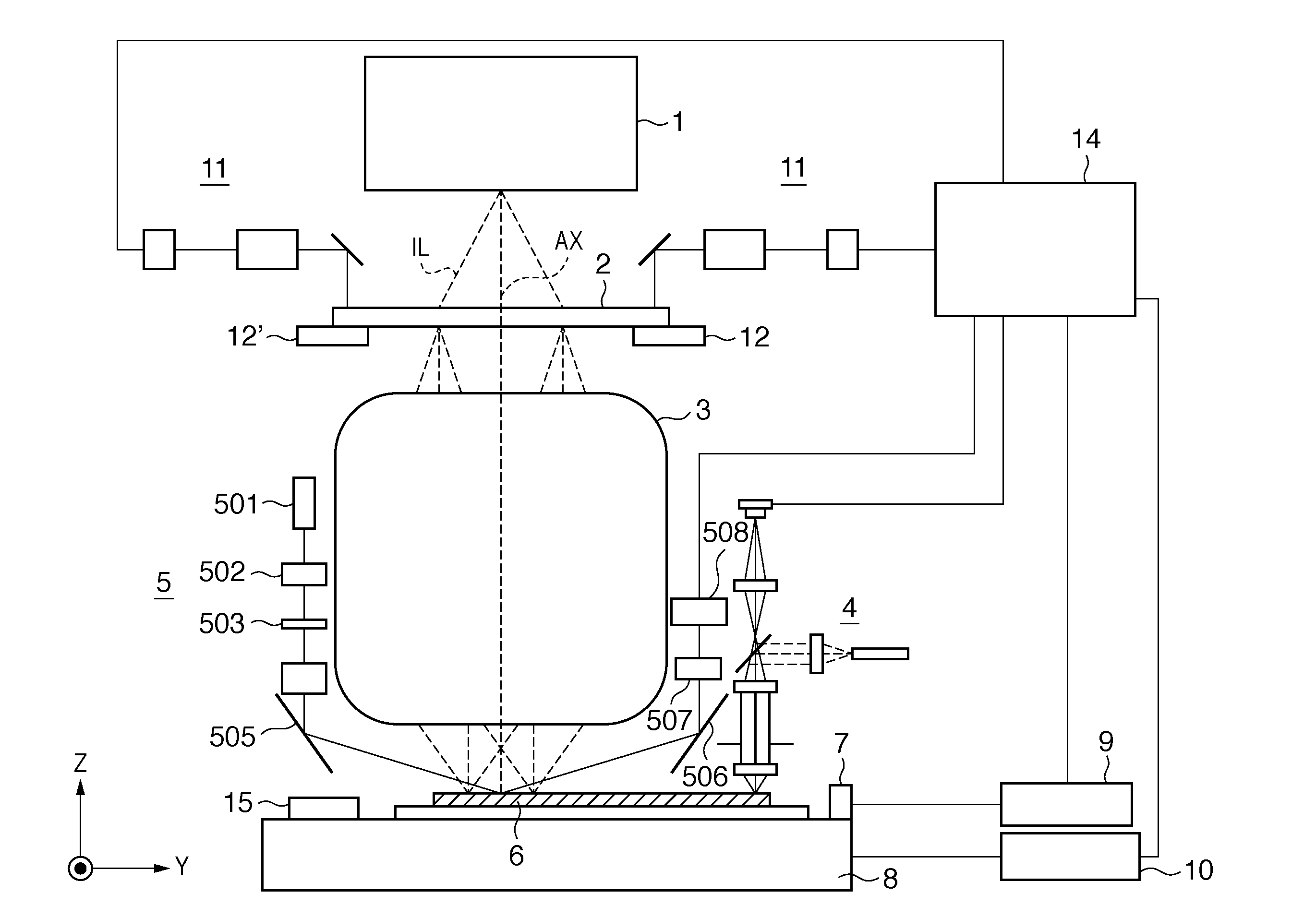 Exposure apparatus and method of manufacturing device