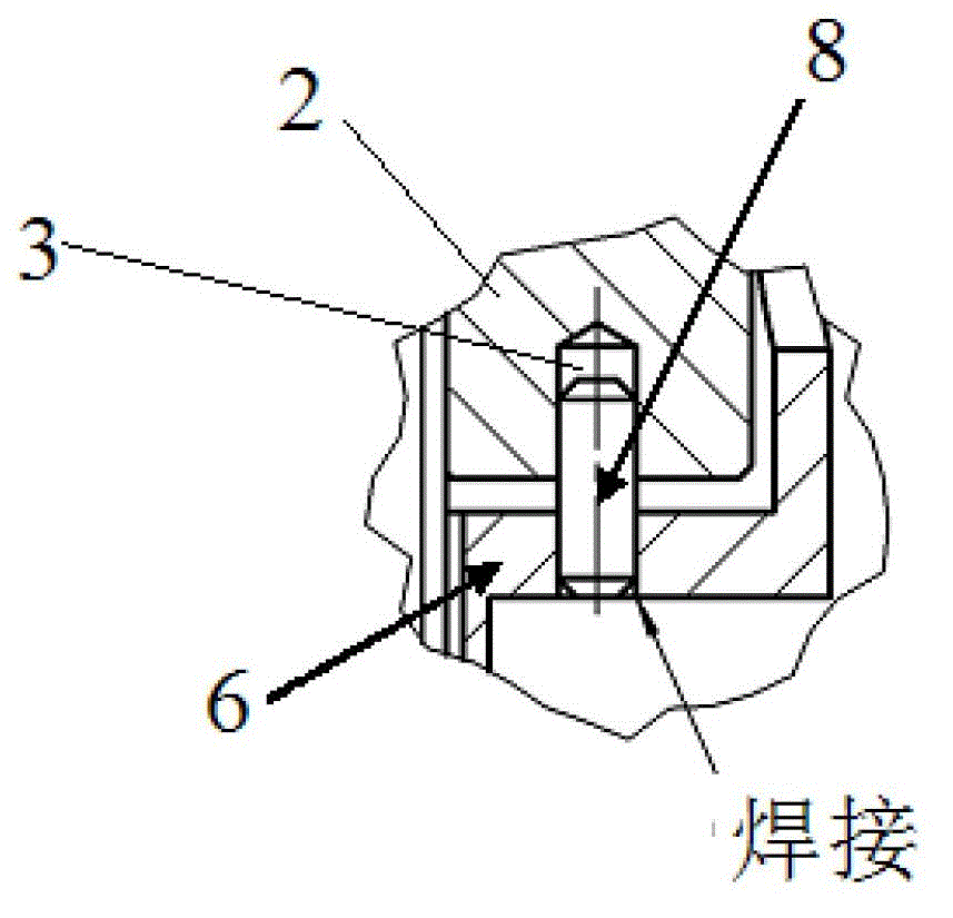 Anti-loose fastener for connection of nuclear power equipment