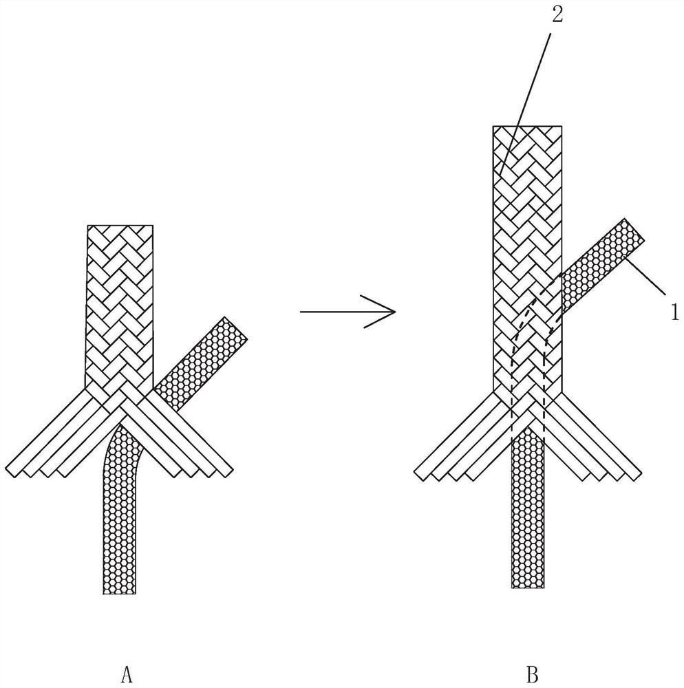 A full suture anchor weaving method