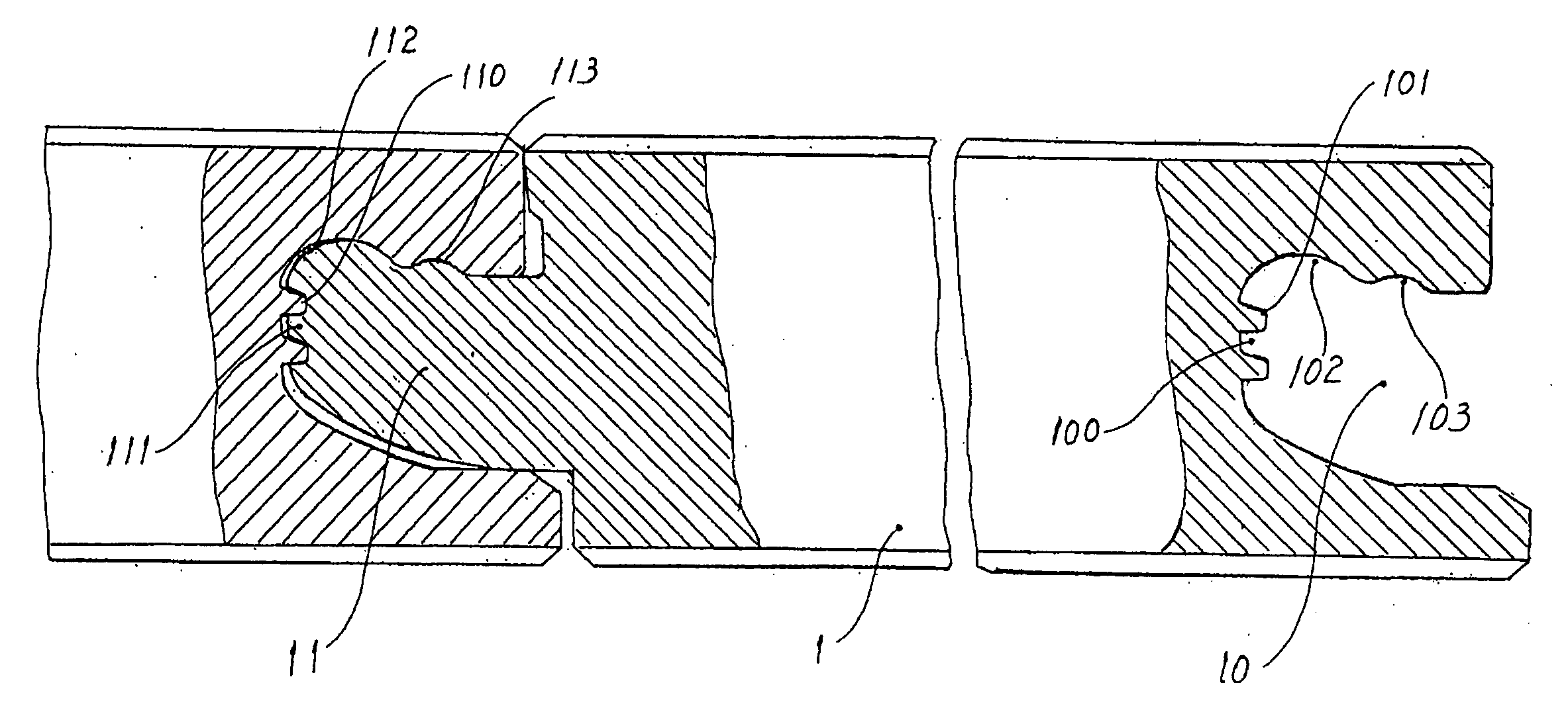 Interlocking structure for floor panel