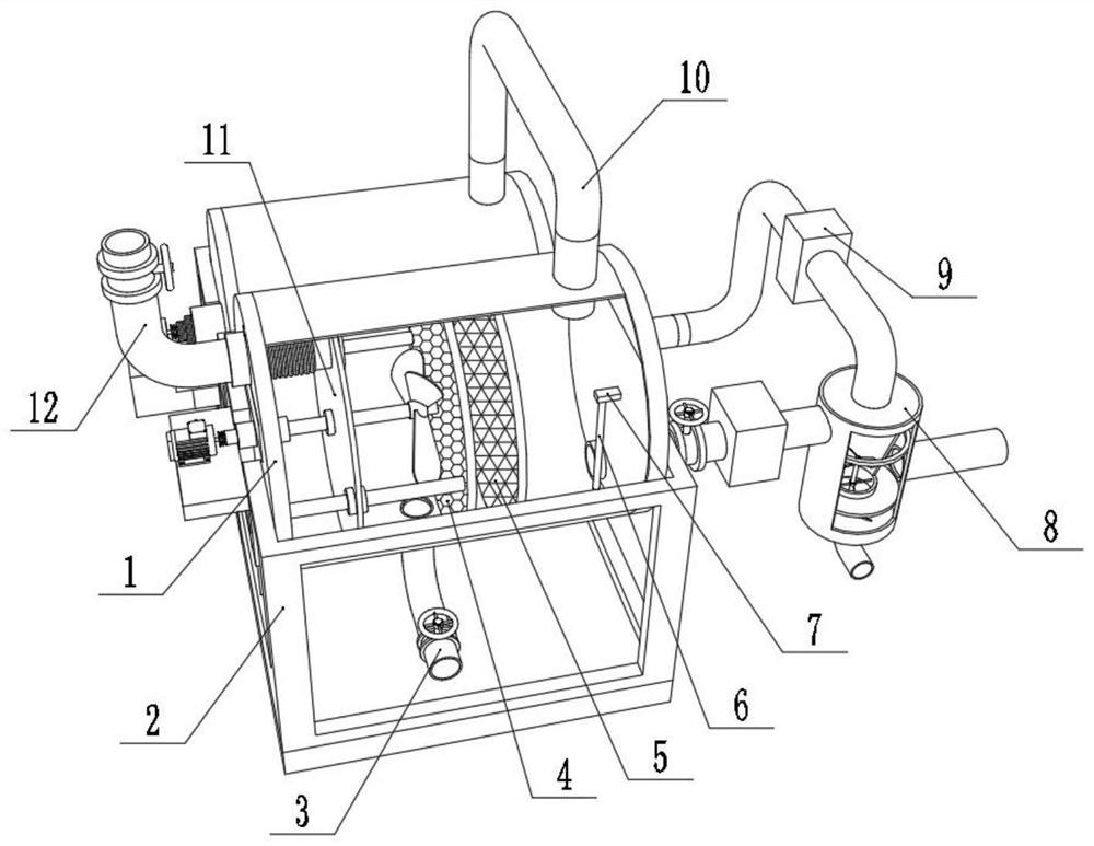 Energy-saving and environment-friendly water supply device based on domestic water