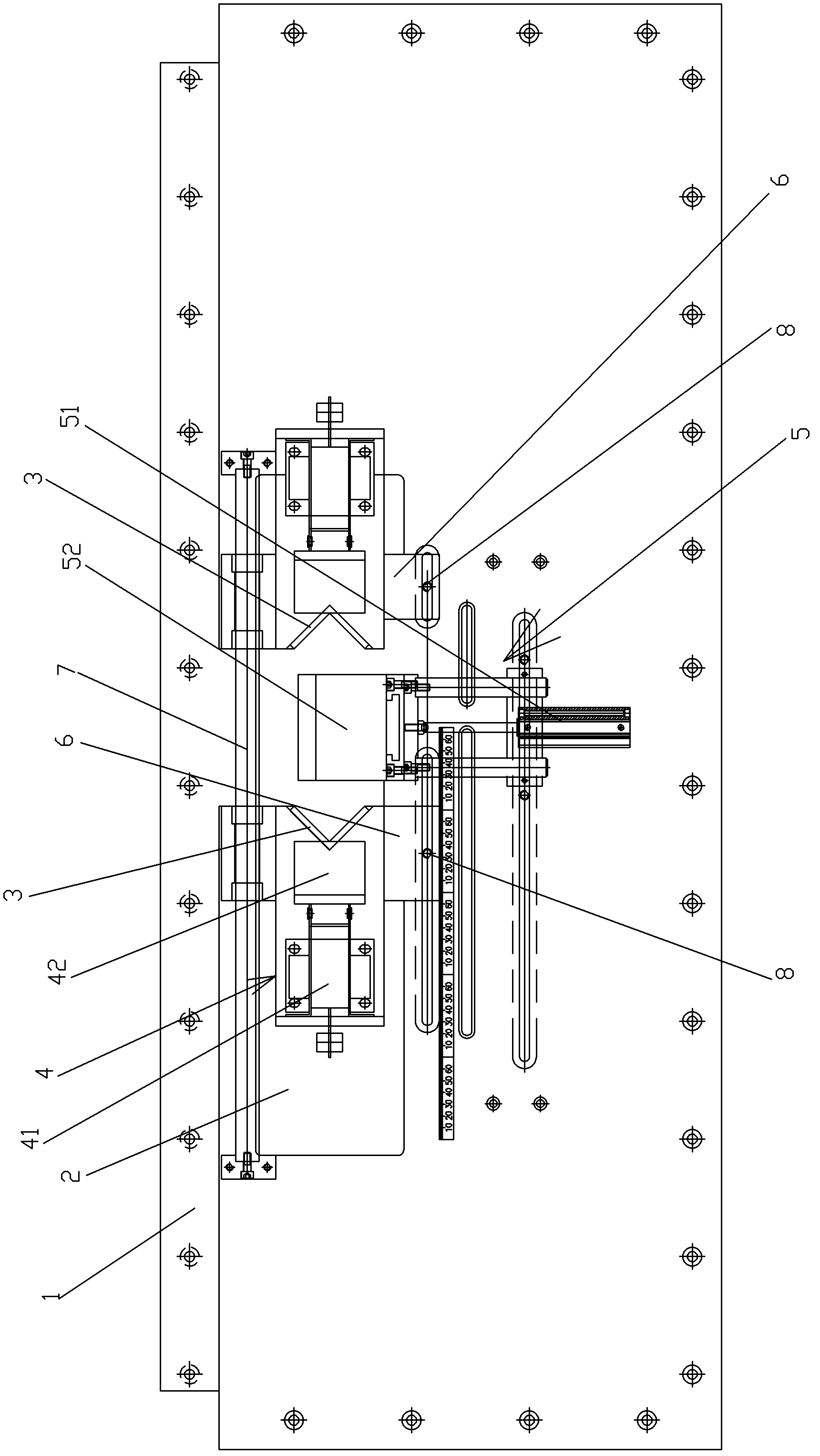 Blanking device with good use effect and high efficiency