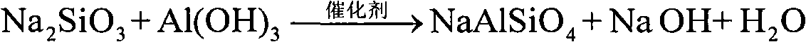 Method for synthesizing sodium alumino silicate crystal with jade property