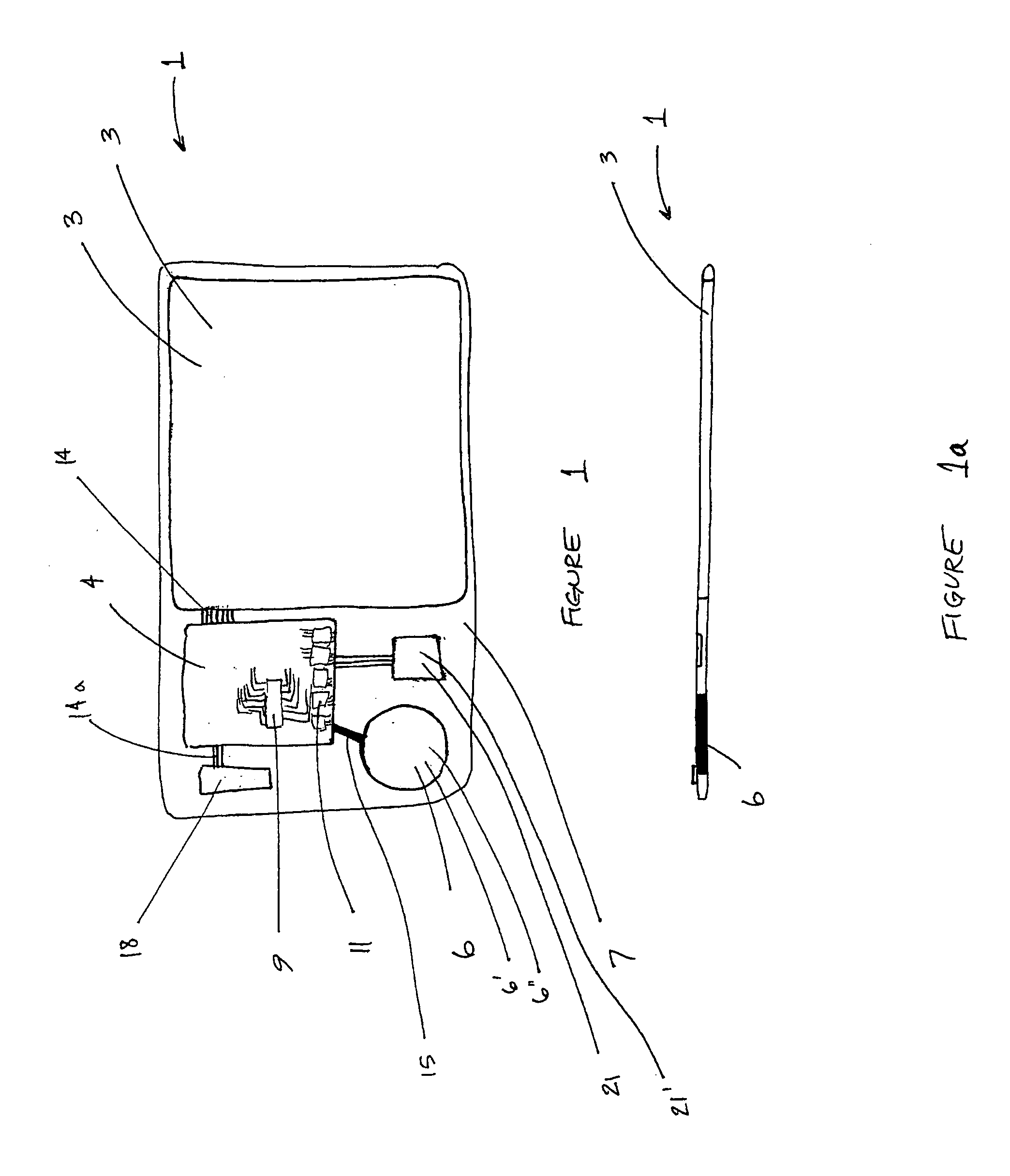 Self contained device for displaying electronic information