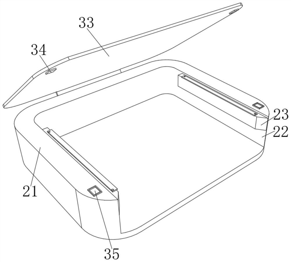 Information display device with surface protection structure and for luxury sales