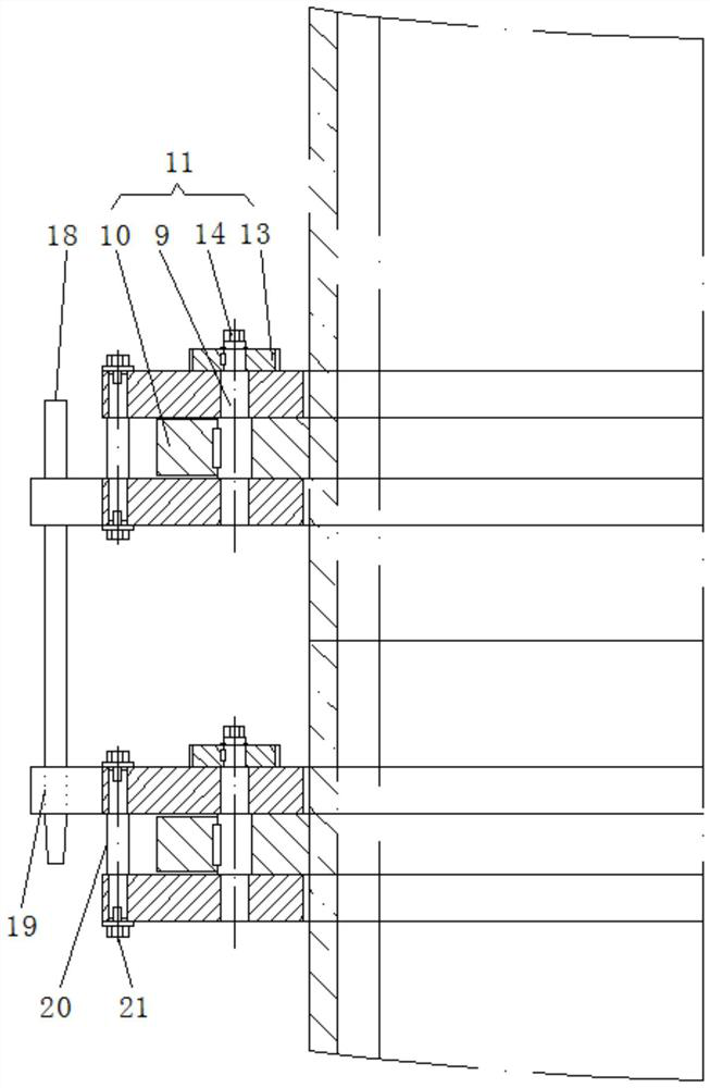 A method for manufacturing a chimney for a ship's closed desulfurization device