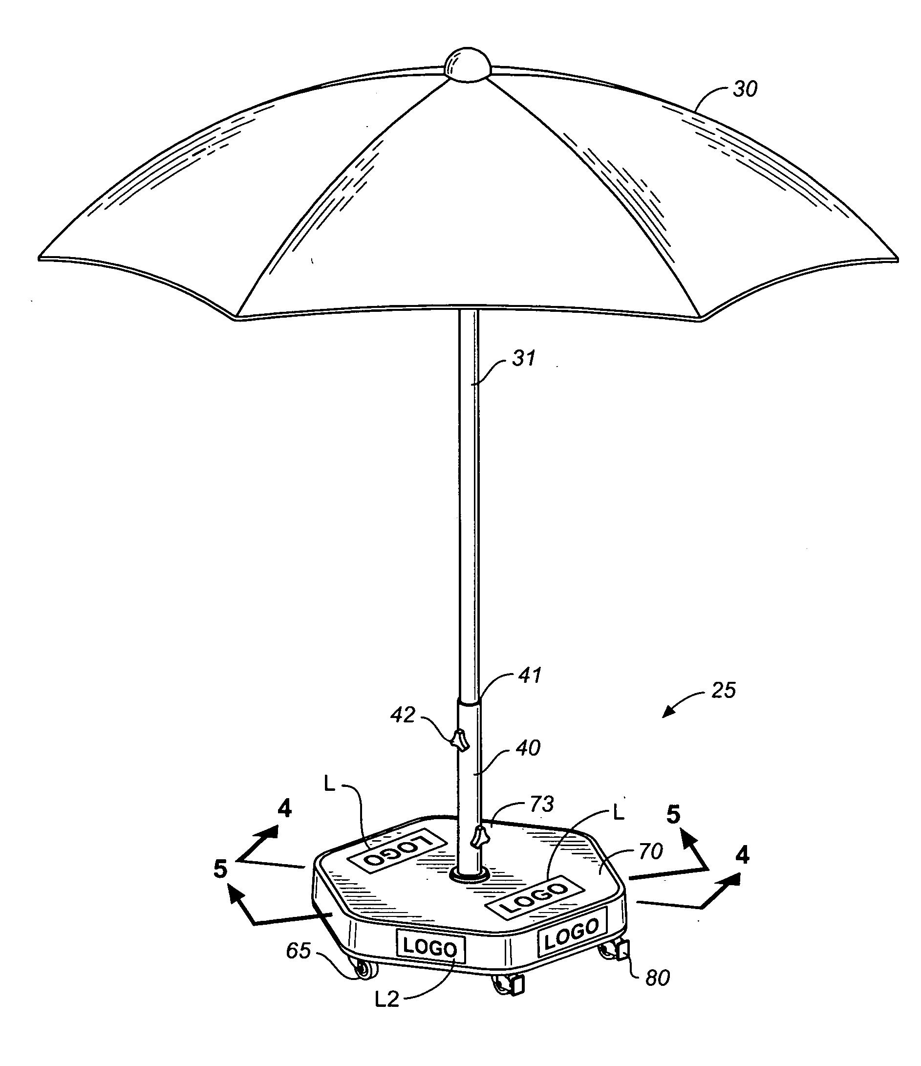 Umbrella base