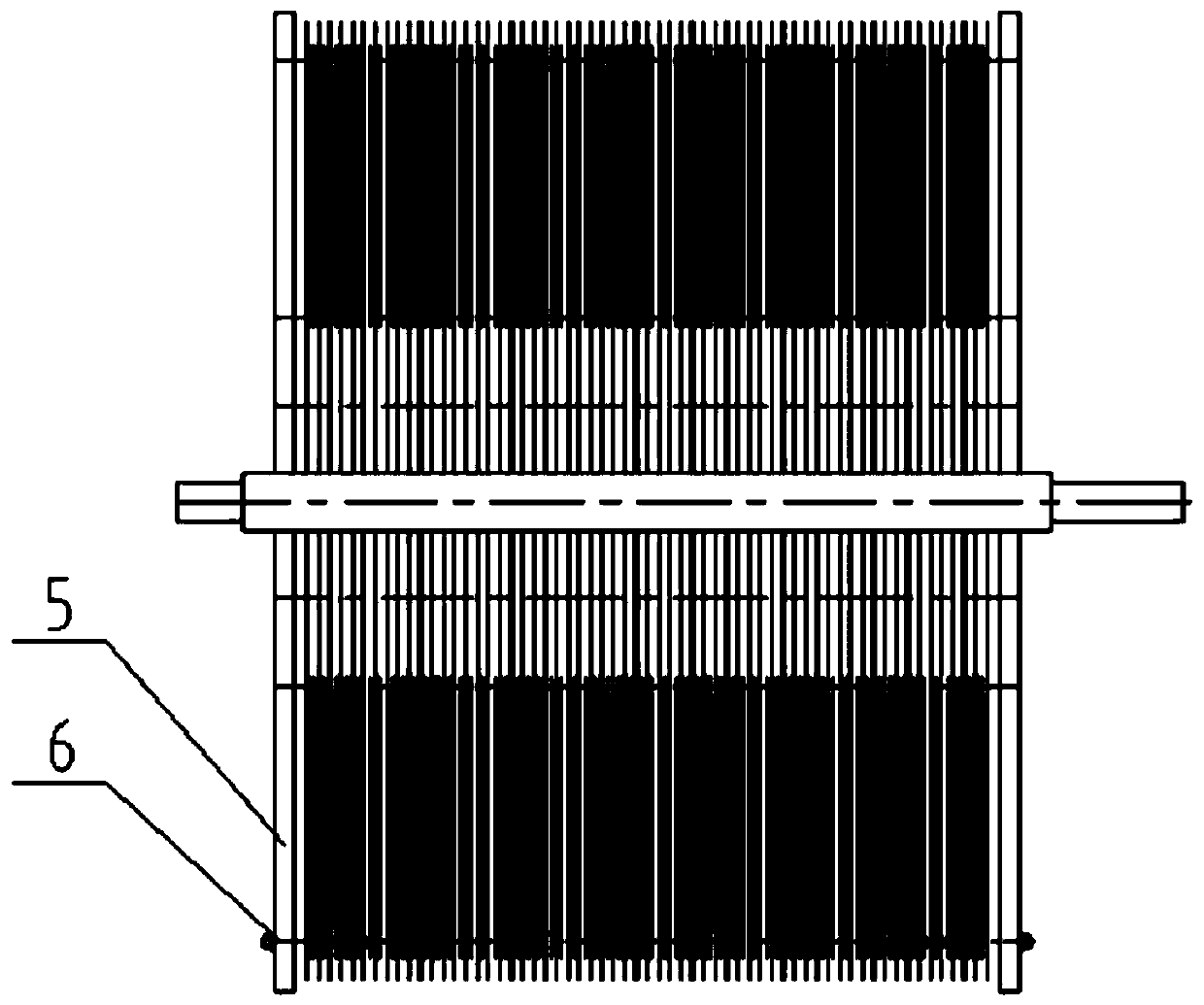 Novel cooling tower turntable and matched system thereof