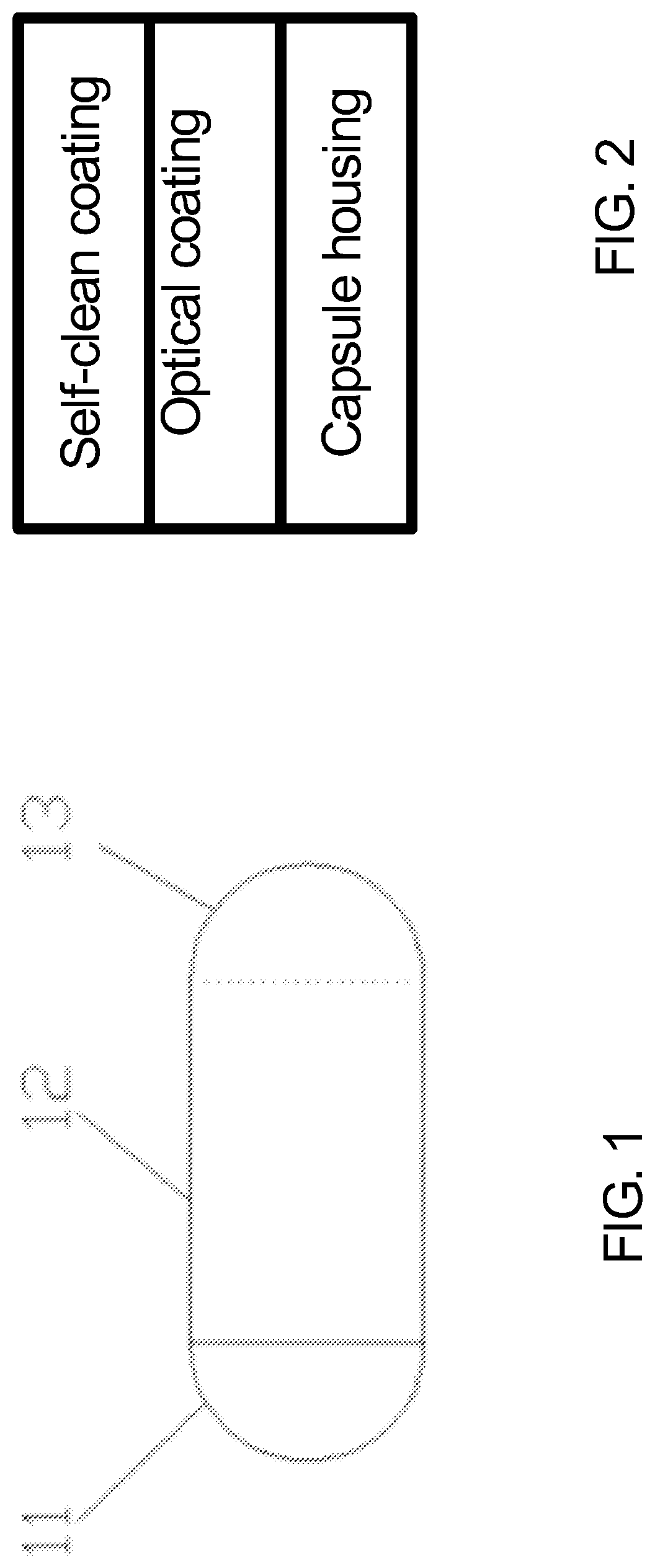 Capsule endoscope having a self-cleaning surface and method of using the same