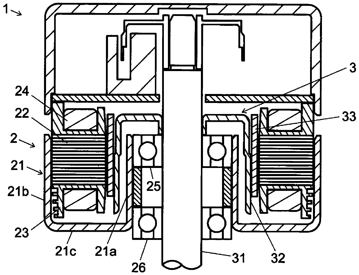 Motor and method of manufacturing the motor