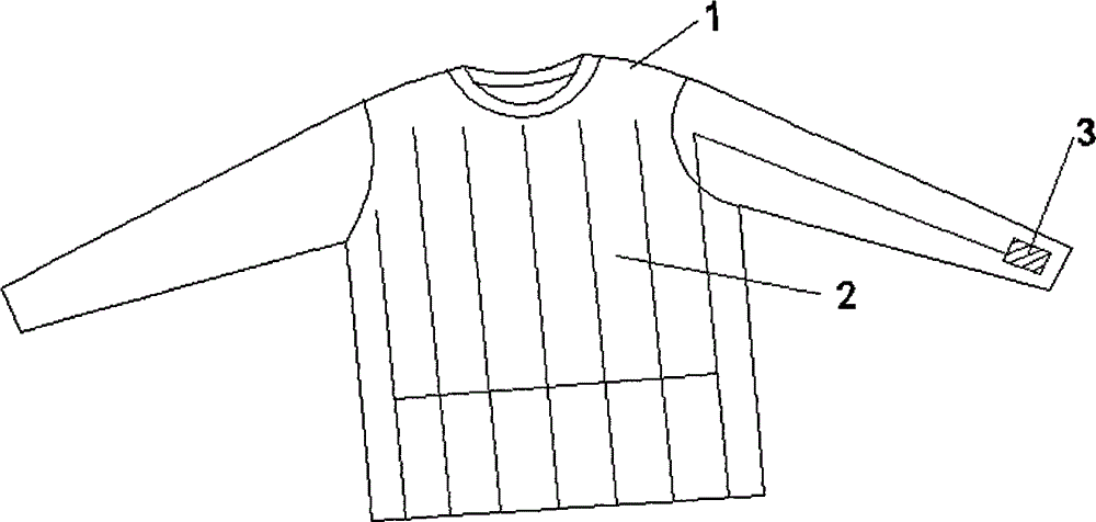 High-heat-resistant garment allowing releasing of body surface static electricity